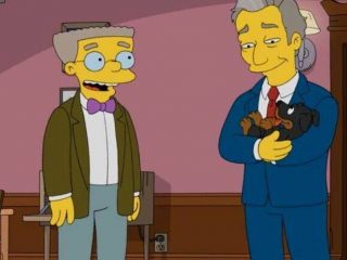 Smithers encontró el amor en un diseñador de modas en 'Los Simpson'