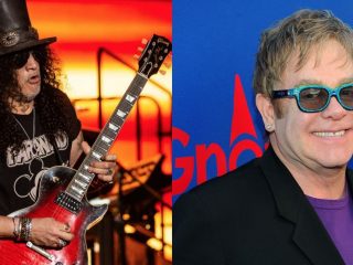 Mira a Slash hacer un cover de 'Rocket Man' de Elton John