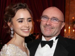 Lily Collins celebra el cumpleaños de su papá Phil Collins con un dulce mensaje