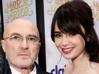 Lily Collins rinde homenaje a su padre, Phil Collins