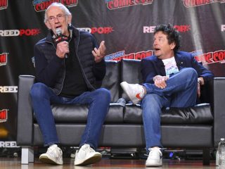 El reencuentro de Michael J. Fox y Christopher Lloyd deleita a los fans de "Back to the Future"