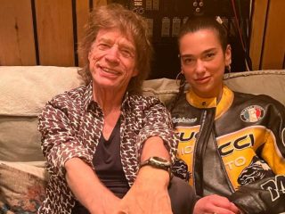 Dua Lipa ha estado en el estudio con Mick Jagger