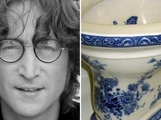 El baño de John Lennon es exhibido en una exposición