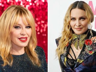 Kylie Minogue envía mensaje a Madonna tras su hospitalización