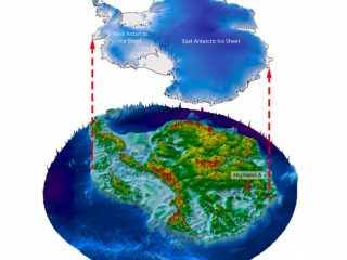 Hallan antiguo paisaje bajo la capa de hielo de la Antártida