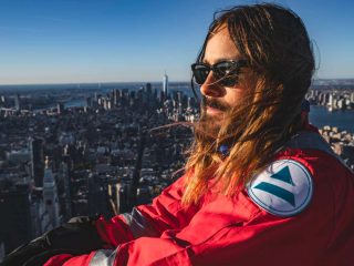 Jared Leto escala el Empire State Building