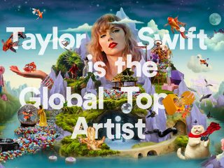 Taylor Swift es nombrada la artista global más escuchada en Spotify